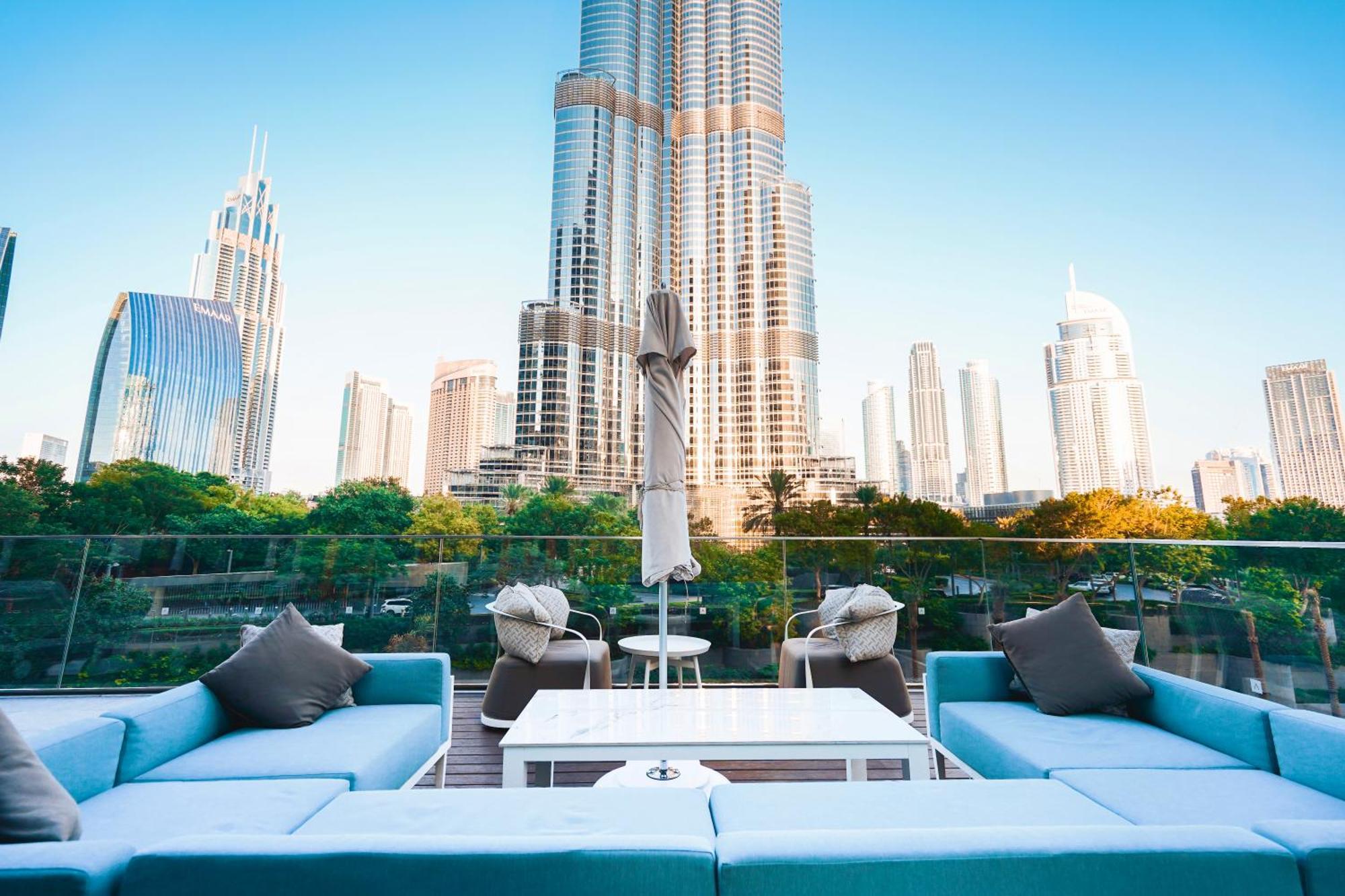 The Closest Building To Burj Khalifa With Fountain View In Address Opera Residence Dubaj Kültér fotó