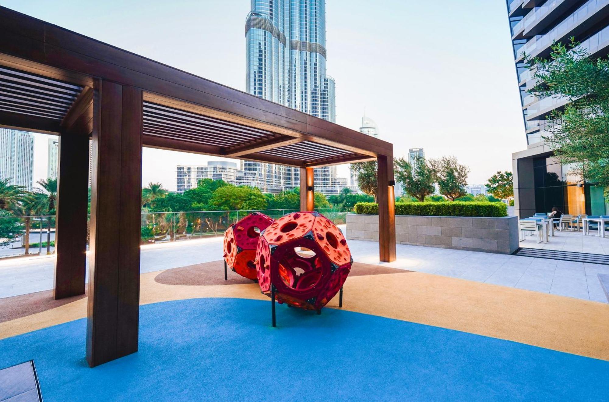 The Closest Building To Burj Khalifa With Fountain View In Address Opera Residence Dubaj Kültér fotó